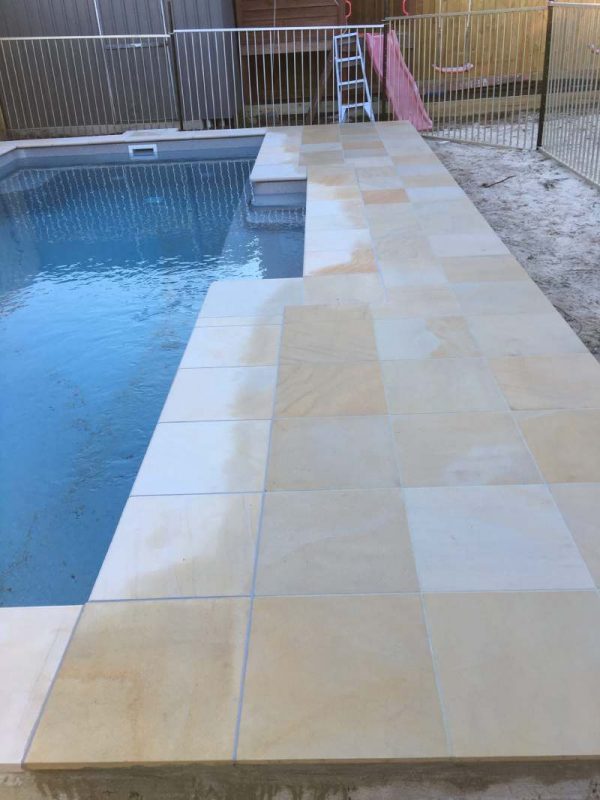 Suede Sand Natural - Sandstone Pool Coping