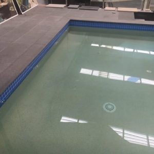 White Glass Pool Tiles