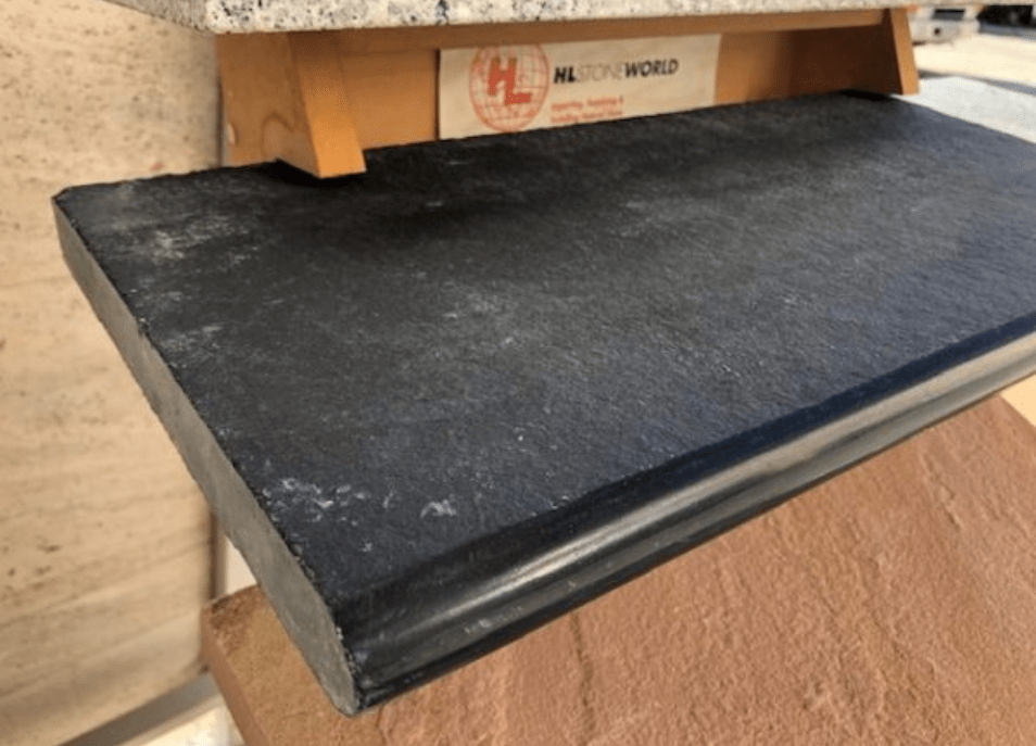 charcoal limestone pool coping tiles