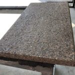 choco brown granite coping