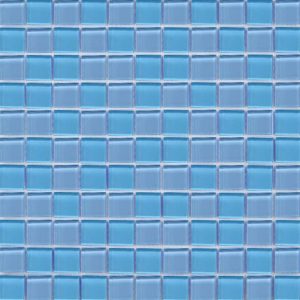 Aqua Blue Glass Pool Tiles