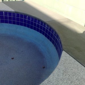 custom made round pool coping