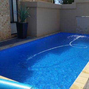 Swimming Pool Blue Tiles