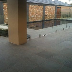 Exfoliated granite