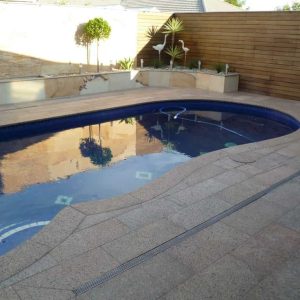 Choco Brown Granite Paving Pool