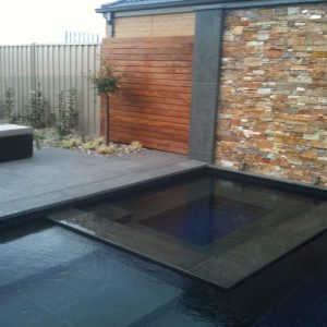 Exfoliated granite