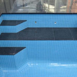 Swimming Pool Blue Glass Tiles