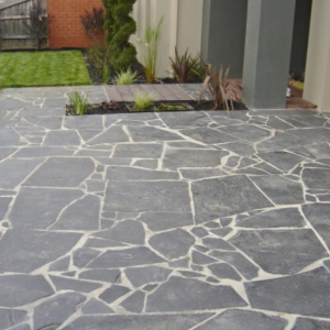 Limestone random crazy paving