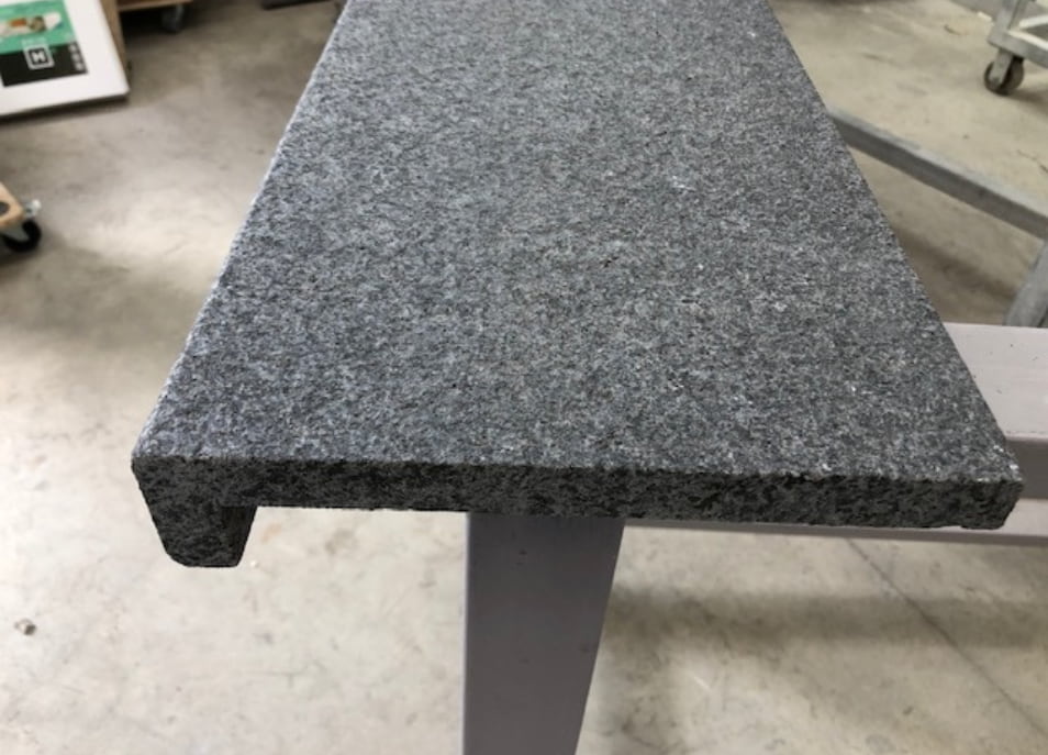 Midnight Black Granite Porcelain Coping