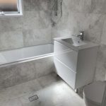 Nimbus White Honed Marble Indoor