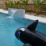 Exotic pool view Melbourne