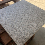 Pink rose granite paving