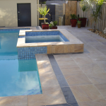 Rainbow Honed Sandstone Pool Coping