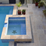 Rainbow Honed Sandstone Pool Coping