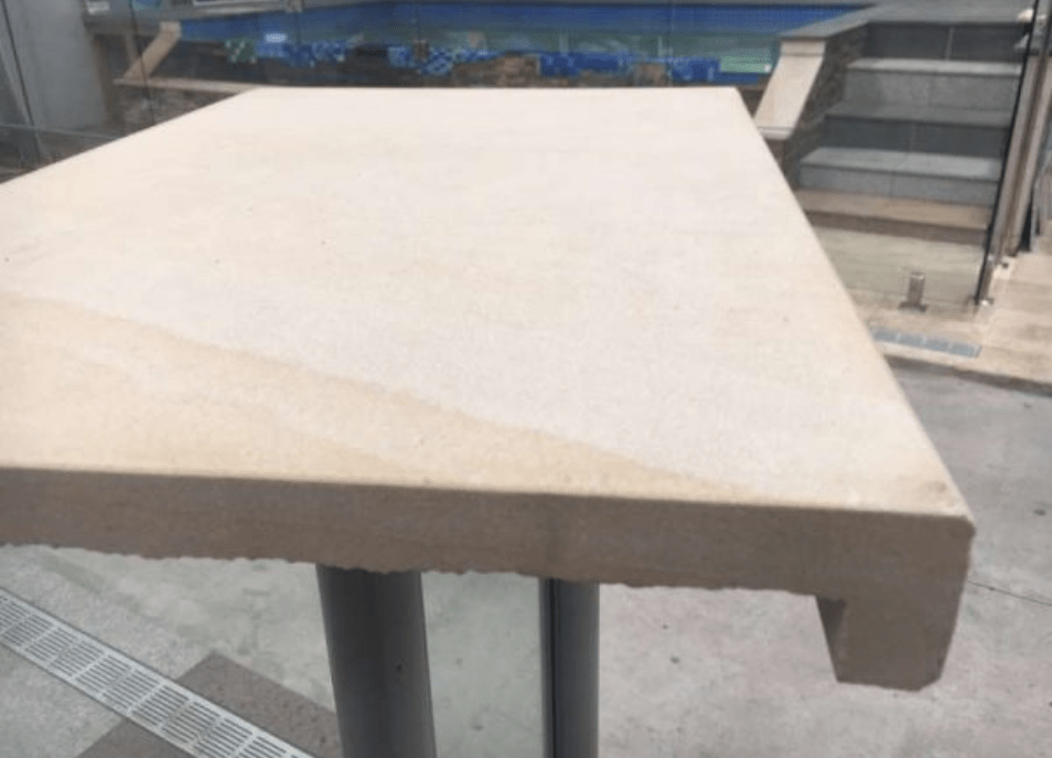 sahara gold honed sandstone pool coping tiles