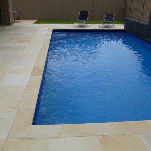 Sahara Gold Honed – Sandstone Pool Coping