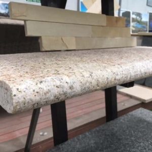sahara granite bullnose coping