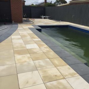 Suede Sandstone Natural Honed Pavers