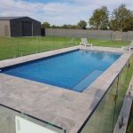 Silver Travertine Pool Coping Tiles