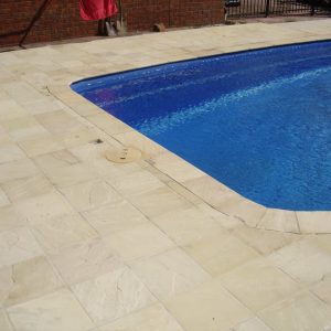 Natural suede sand paving for swimming pool