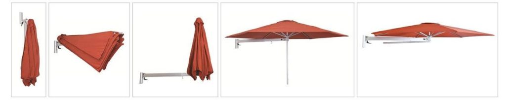 wall mounted umbrellas