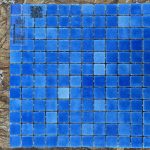 a blue square tile Melbourne