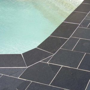 Charcoal Limestone Limestone Pool Coping Melbourne