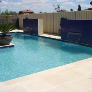 Royal Beige Sandstone Honed pool coping Melbourne