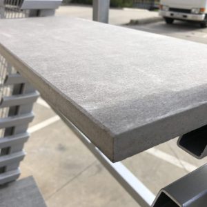 Silver Travertine Porcelain Coping Tiles