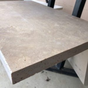 travertine tumbled edge coping