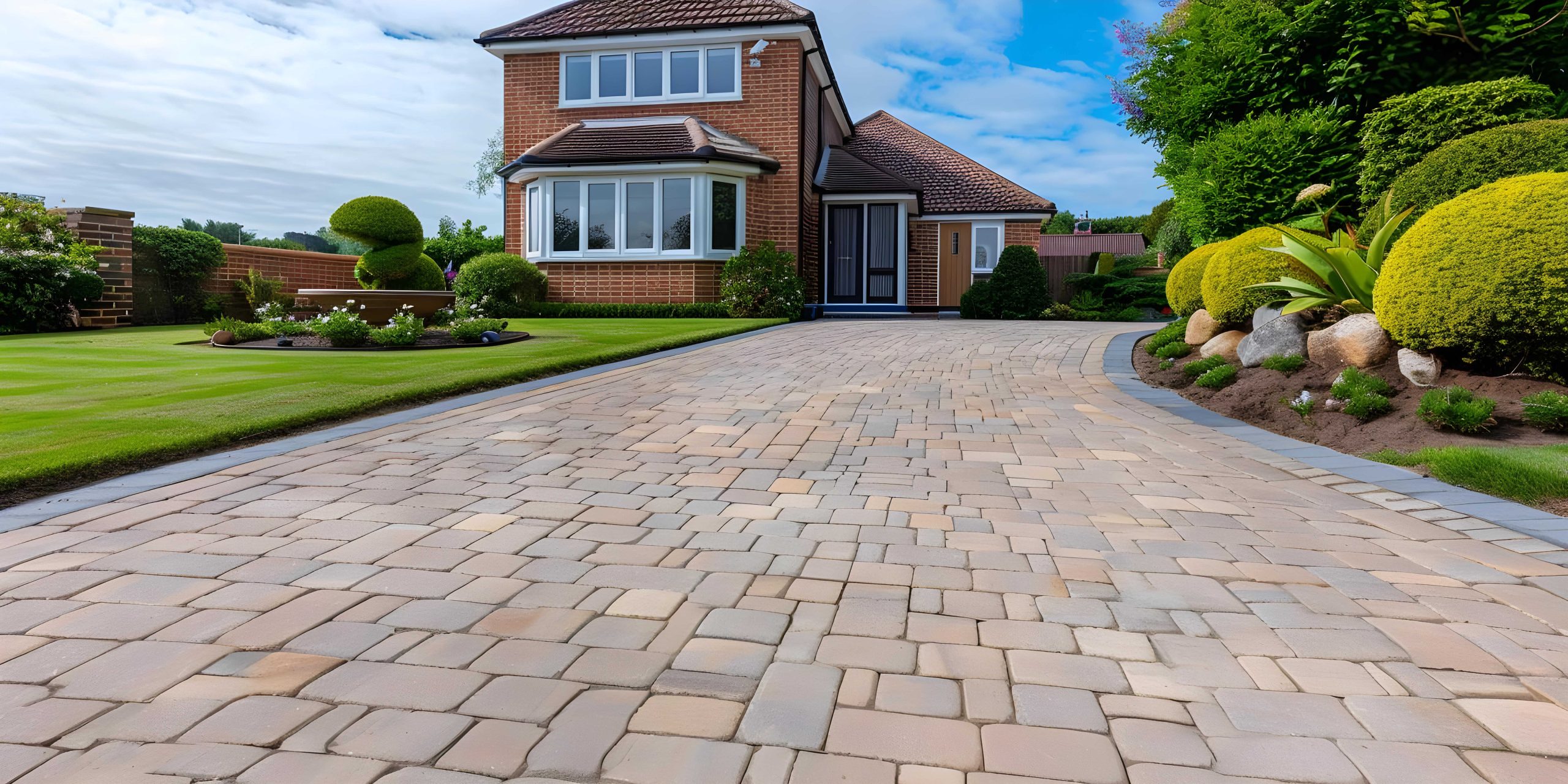 Limestone paving in Melbourne