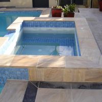 rainbow honed sandstone pavers