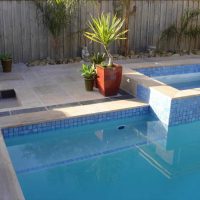 rainbow honed sandstone pool tiles
