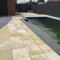 Suede Sandstone Natural Honed Pavers
