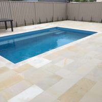 Sahara Sandstone Natural Pool Paving